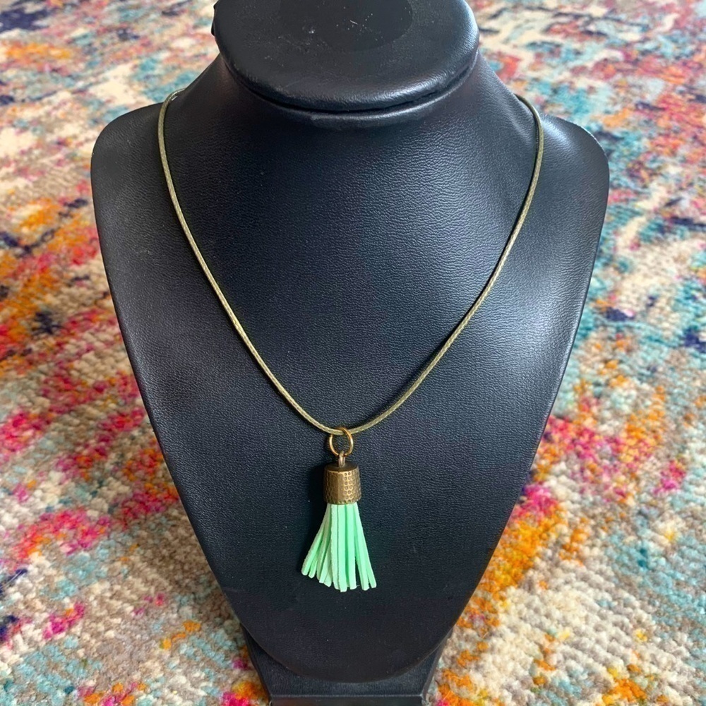 LOVE Tassel Necklace